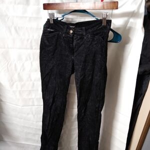 Dolce & Gabbana Textured Black Skinny Pants